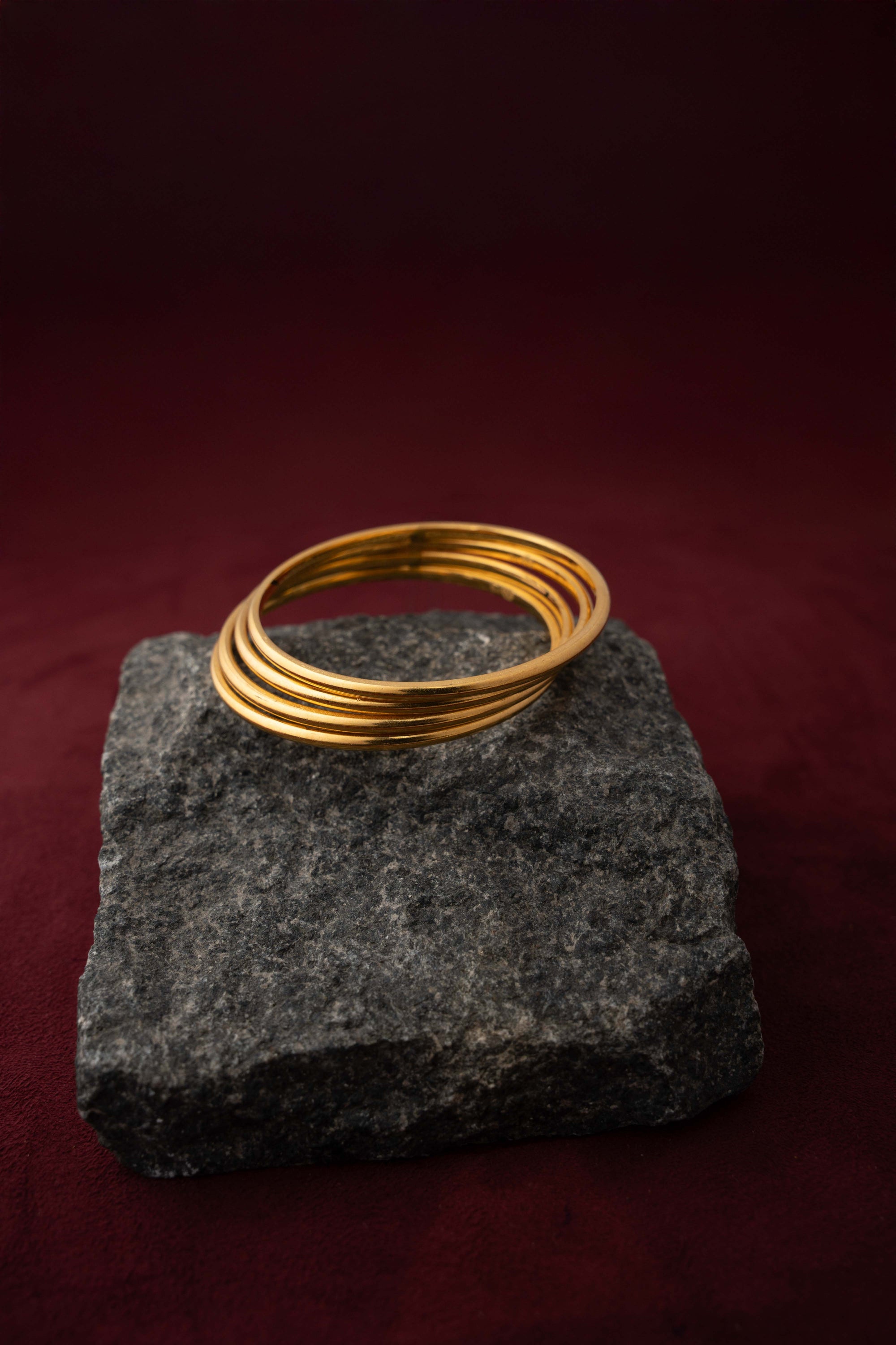 Classic Sleek Gold Bangles