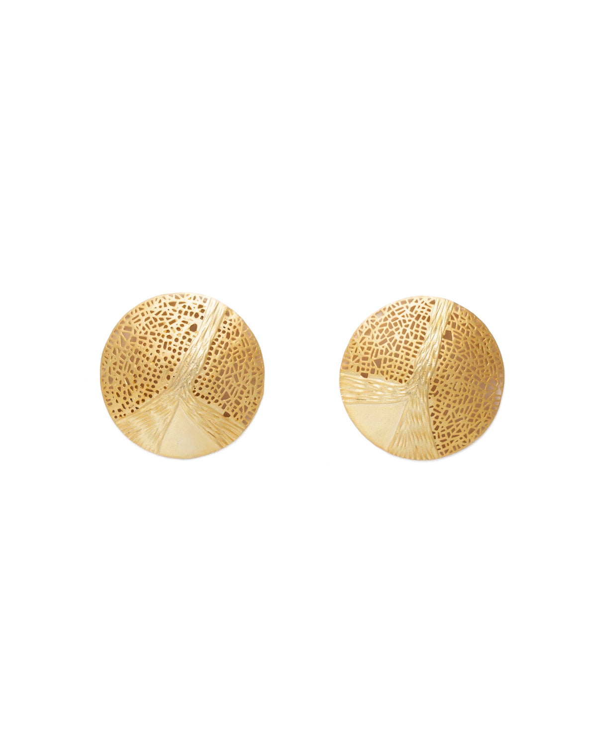 Parna Filigree Disc Studs