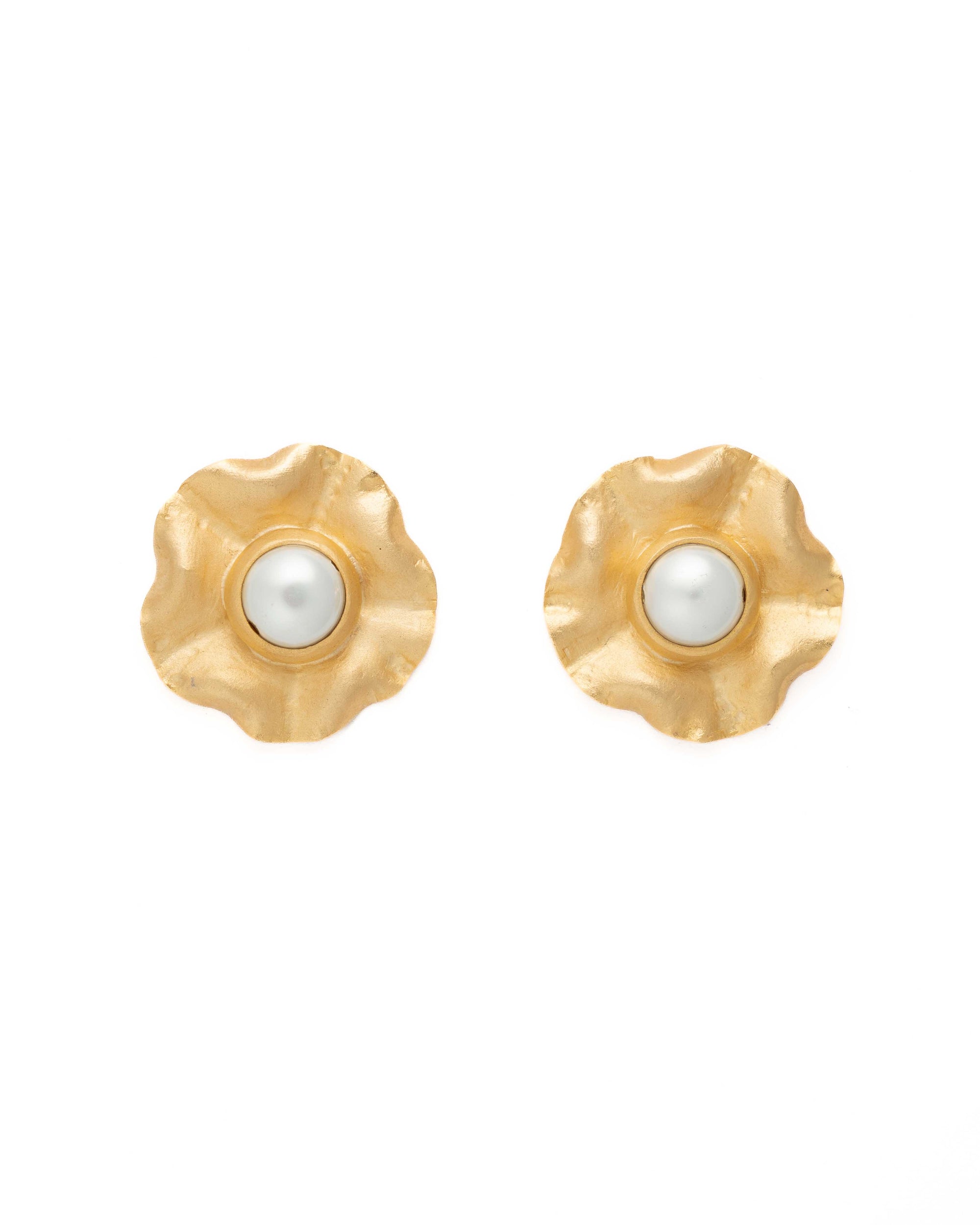 Kamal Pearl Bloom Studs